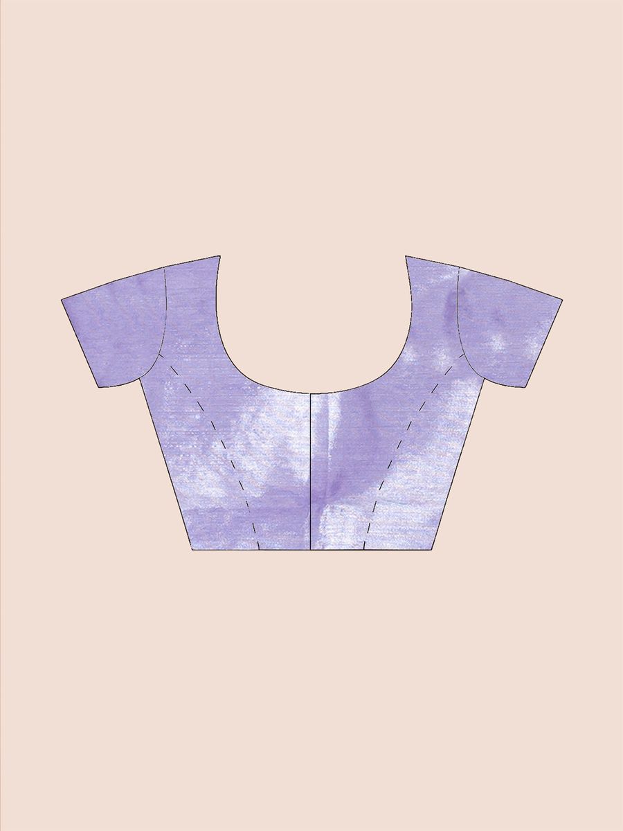 Sutayan Lavender Color Tissue Saree
